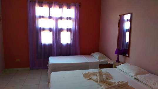 'Hall and entrance of the rooms' Casas particulares are an alternative to hotels in Cuba.